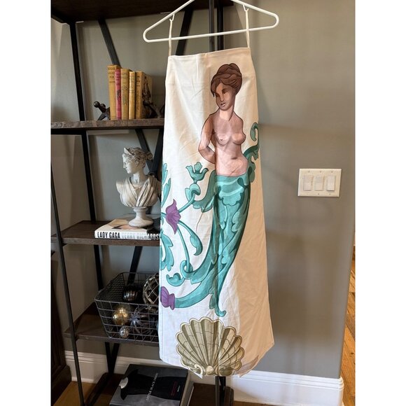 Adriana Degreas Le Sirenuse Skirt Off White Womens Size Small - Picture 4 of 8